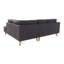 Corner Sofa with Wooden Legs In Scandinavian Style -69378148-69378144