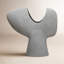 Vase abstrait en Y en terre cuite-1570486909