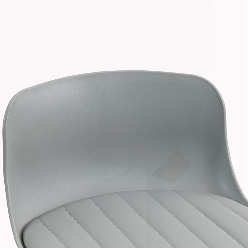 Ensemble de 2 tabourets de bar, Gris