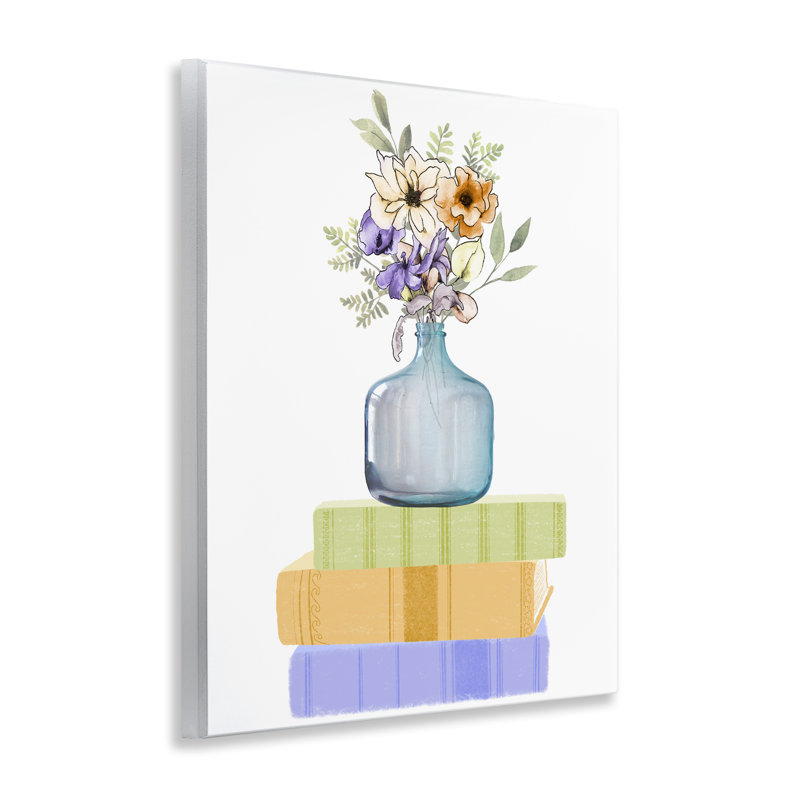 Vase fleurs sur plaque murale, design par Marcus Prime