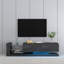 Console moderne à DEL avec 31 modes couleurs, télécommande et amplement de rangement pour meuble télé-2052944426