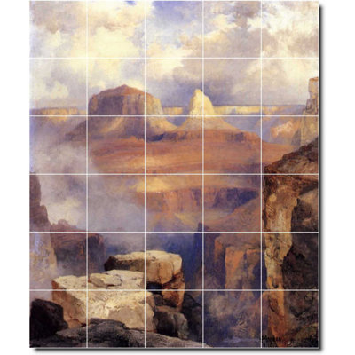 Carreau de céramique décorative 40 po x 48 po 8 po x 8 po