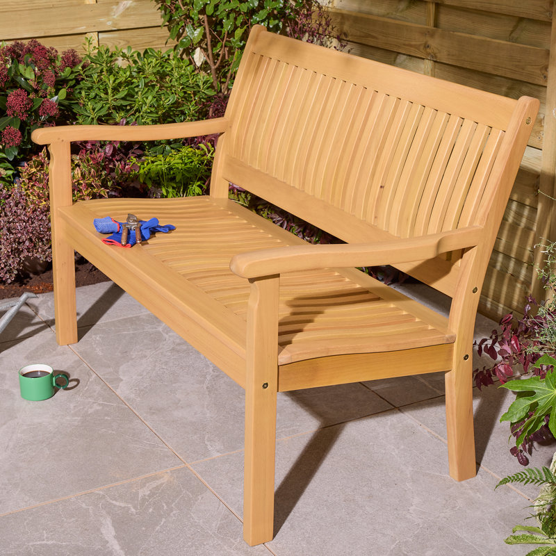 Rowlinson Farnham Bench, 87cm H x 124cm W x 72cm D