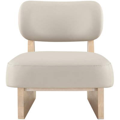 Fauteuil d'appoint en cuir Vetra Lystra
