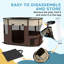 Panel Steel Pet Barrier With Door-98527705-98527704