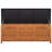 Water Resistant Solid Wood Deck Box in Brown