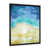 Impression noire sur toile encadrée sélectionné