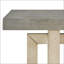 Console contemporaine avec plateau en bois