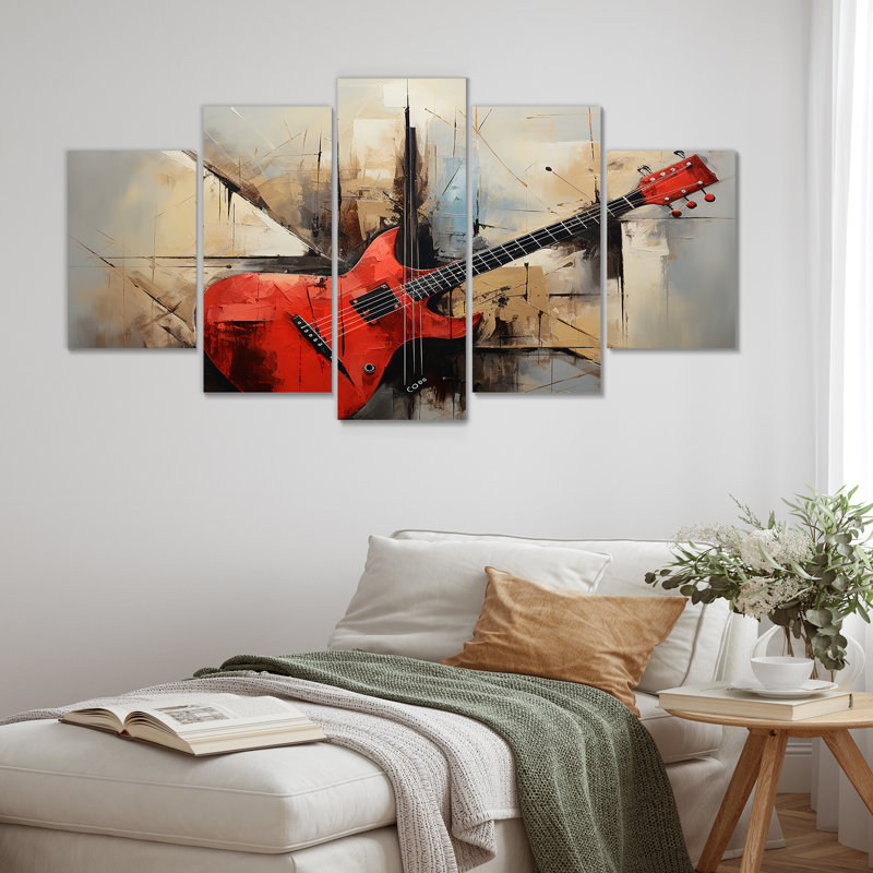  «Balalaika Harmony - Music Multipanel Wall Art For Living Room