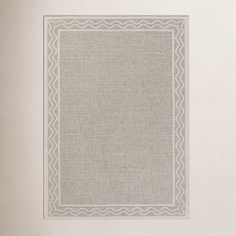 Erin Gates by Momeni Saybrook Ripple Gray Area Rug, Rectangle 2' x 3'