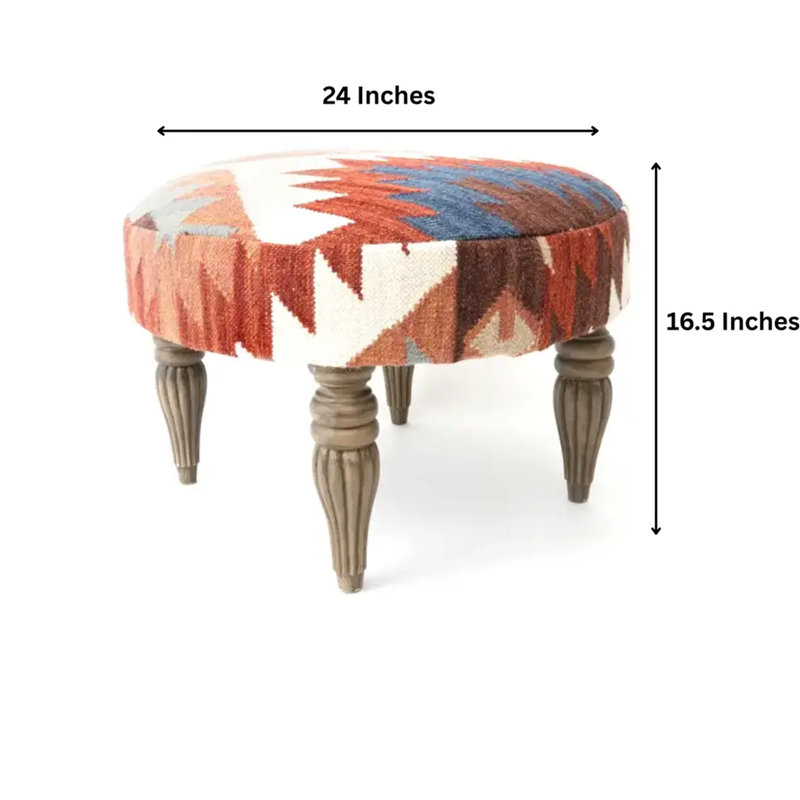 Tabouret Tribal Kilim