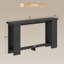 Canapé et console en MDF noir compact