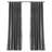 Solid Faux Silk Taffeta Rod Pocket Room Darkening Curtains for Bedroom & Living Room Curtains - Single Panel Drapes-1937140428-1937140437