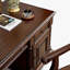 Bureau domestique en bois massif de style américain
