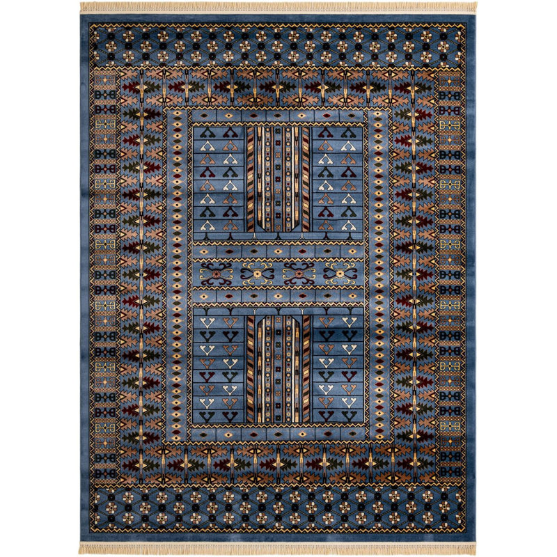 Tapis bleu Aucun, Rectangle 9 pi x 12 pi