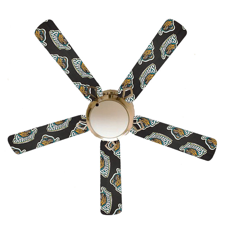 52'' Ceiling Fan with Light Kit, Jacksonville Jaguars