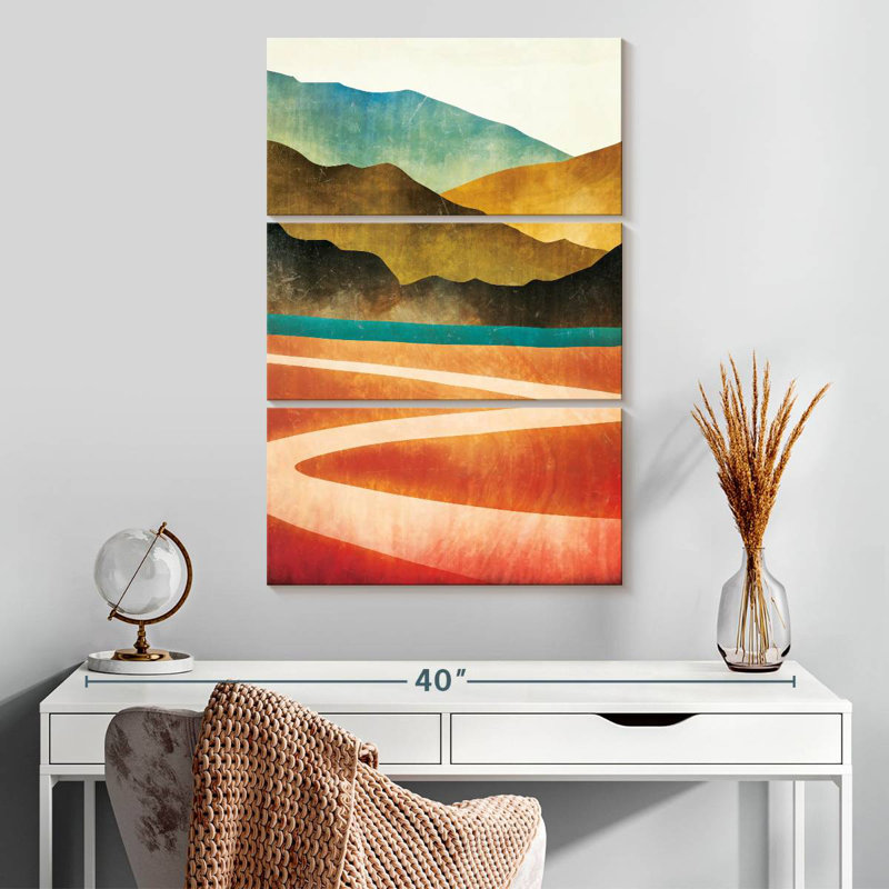 Avery Mountain Trail Abstract, 32" H x 20" W