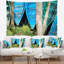 Tapisserie bleue sur le lac Phewa-28497136