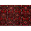 Tapis géométrique persan à motif géométrique Hamedan fabriqué à la main 7 x 11