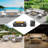 12.6’’ H X 42’’ W Metal Propane Outdoor Gas Fire Pit Table With Golden Light-959446330