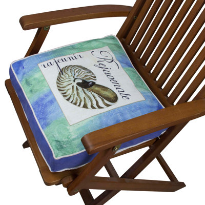 Premium Square Cushion, 16.5 x 16.5 inches, 50% Cotton / 50% Polyester | Washable & Ironable with Concealed Zip | Silicone Filling for Ultimate Comfort | Removable Cover, Perfect for Home Decor & Relaxation