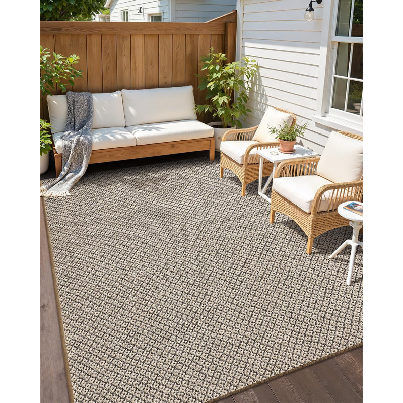 Sisal Rug Indoor Outdoor,Hand Woven Natural Fiber Area Rug With Diamond Weave, Easy Clean Modern Minimal Decor For Patio, Deck, Living Room, Dining Room