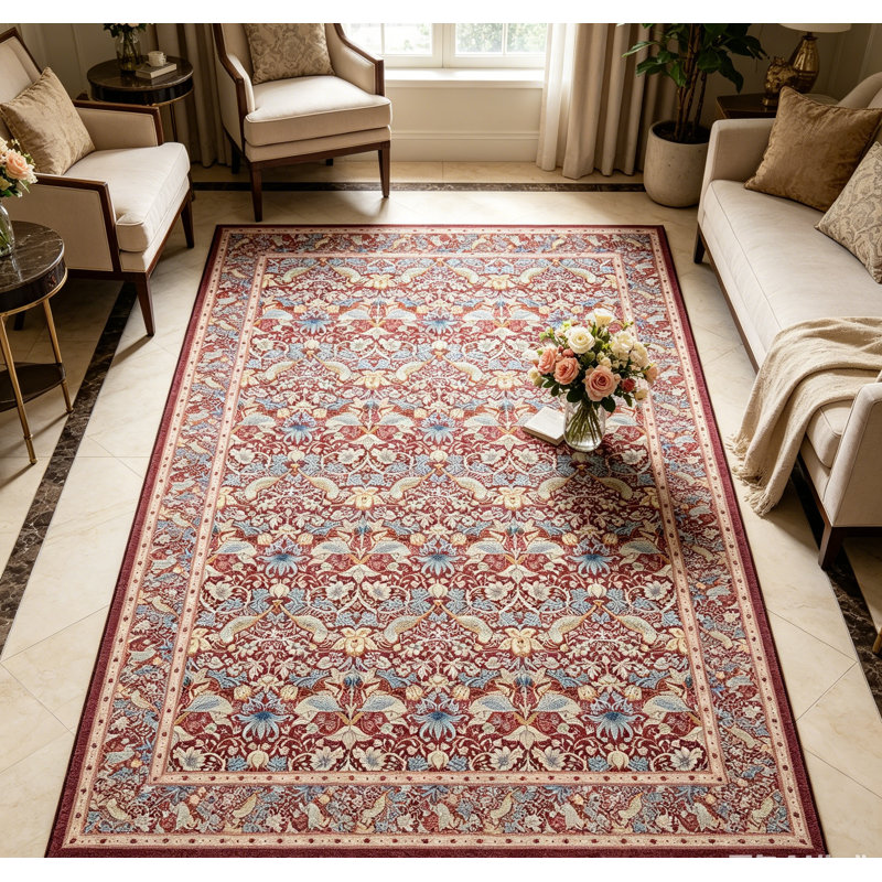 Vintage Area Rug Indoor Washable Taupe Rug Boho Distressed Retro Carpet for Living Room Non Slip Indoor Low Pile Soft Bedroom Dining Room Home Office