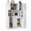 Armoire autoportante autoportante avec huche et armoire latérale coulissante-129889064