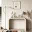 Console en bois 52 po avec rebord courbé-1358818962