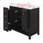 Meuble-lavabo simple 36 po avec lavabo 36 po, 2 tiroirs, 2 portes et tablette ouverte-145881445