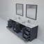 Ensemble de meuble-lavabo double, ensemble de robinet et miroirs 34 po l 84 po x P 22 po Jacques-66637750-113025138
