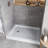 48 in. x 36 in. Alcove Acrylic Shower Base in Glossy White With Left Drain, Drain Included-115183622