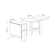 Artemio Rectangular Extendable Dining Table 130cm L x 76cm W - Drop Leaf Design for Small or Large Spaces