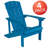 Balasi Outdoor All-Weather Poly Resin Wood Adirondack Chairs-100027678