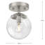 Sasheer Glass Semi Flush Mount-973820368