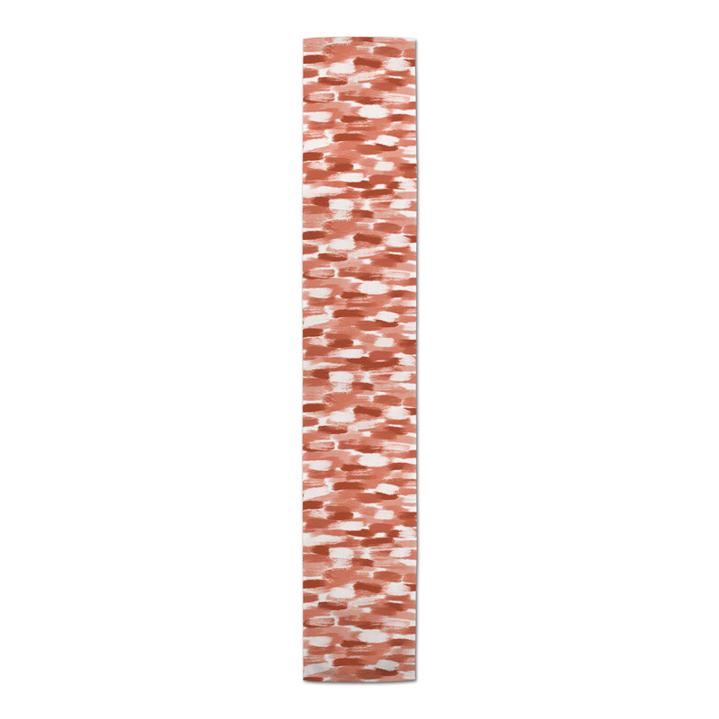 Colier Rectangle Polyester Table Runner, 90" x 16", Brown