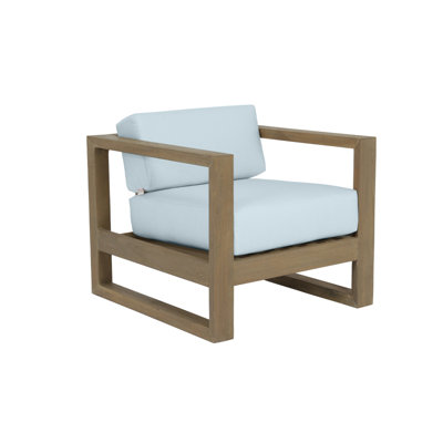 Coastal Teak Patio Chair with Sunbrella Cushions