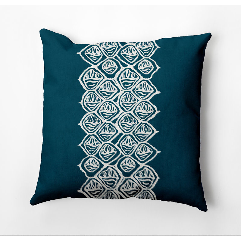 Housse et insert rectangulaires en coton, 20 po X 20 po, Bleu sarcelle