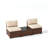 2-Person Outdoor Seating Group With Cushions-1449946857