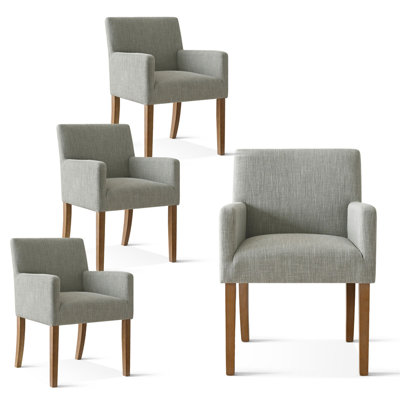 Beste Upholstered Solid Wood Dining Armchair