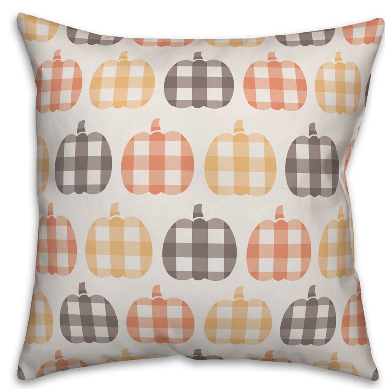  Coussin Plaid, Utilisation intérieure seulement, 16 po x 1 po