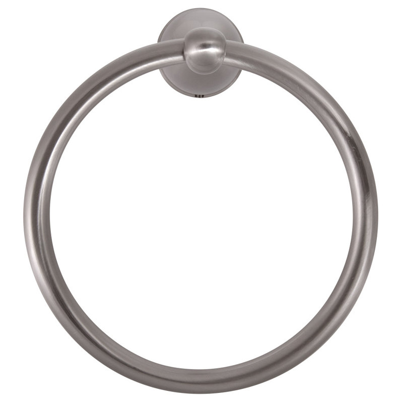 Ames Towel Ring, Brushed Nickel