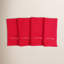 Serviettes Delevan, broderie rouge des fêtes Monaco-921956078