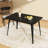 Klaudia Mid-Century Modern Dining Table with Rubberwood Legs-1089478724-1075014229