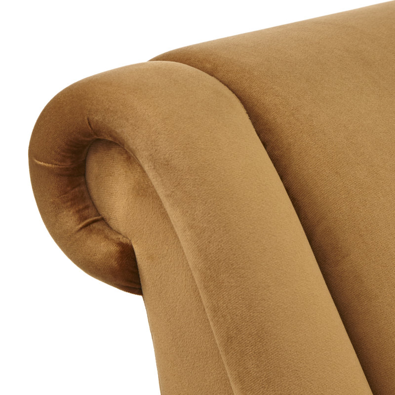 Fauteuil en velours 30,4 po Deloatch