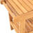 21" W Solid Teak Shower Bench