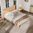 Mid-Century Modern Full Size 12 Inch Bamboo Wood Platform Bed With Wood Slat Metal Support, No Box Spring Needed, Easy Assembly,Natural-649038831-649038829