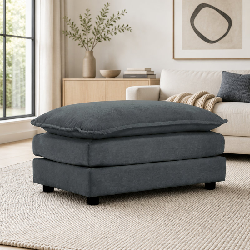 Repose-pieds en chenille, Grey