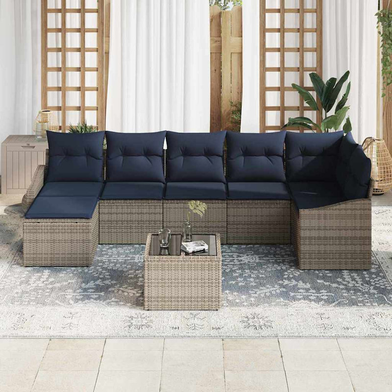 Ensemble de canapé avec coussin vidaXL 8 pièces vidaXL