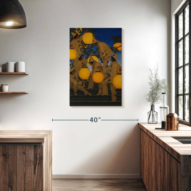 Leisha The Lantern Bearers, 36" H x 24" W